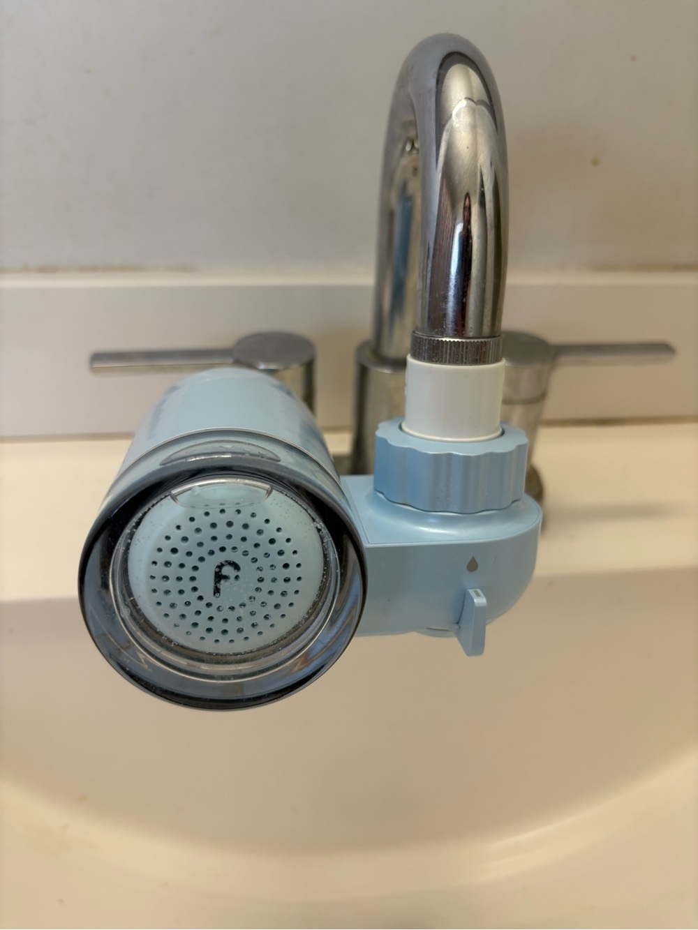 Filterbaby Light Blue Faucet Water Filter Attachment